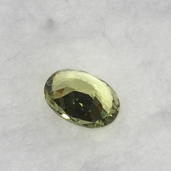 良品 マリガーネット ルース 1.520ct  映える黄緑が美しいソーティング付き 5枚目の画像