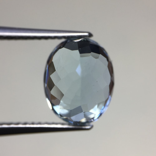 アクアマリン 3.093ct ルース ソーティング付ダイヤモンド - 各種パーツ