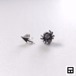 ハエトリグモとマウスポインタ（Ver.ペンダントトップ