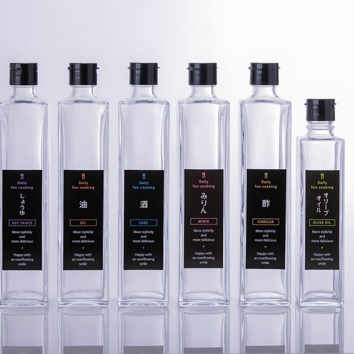 スタイリッシュ 液体 調味料入れ ボトル6本セット その他調味料入れ