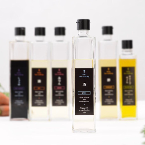 スクエア型☆液体 調味料入れ ボトル お好きな3本セット その他調味料