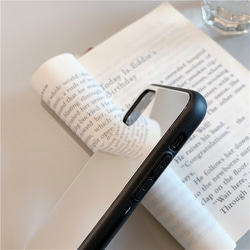 iPhoneケース ミラーケース 鏡 鏡面 TPU iPhone6～iPhone11ProMax対応 シルバー ブラッ 5枚目の画像