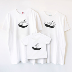 TシャツI love Family-Ship-家族-3点セット 1枚目の画像