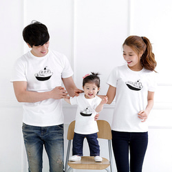 TシャツI love Family-Ship-家族-3点セット 2枚目の画像