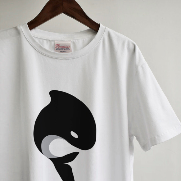 Tシャツ I love killer whale0132 1枚目の画像