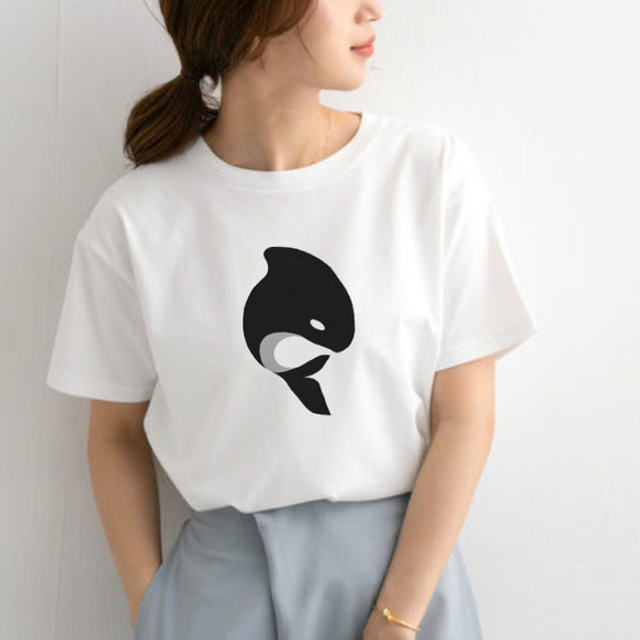 Tシャツ I love killer whale0132 2枚目の画像