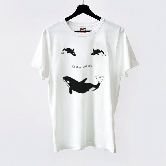 Tシャツ I love killer whale0134 1枚目の画像