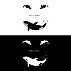 Tシャツ I love killer whale0134 4枚目の画像