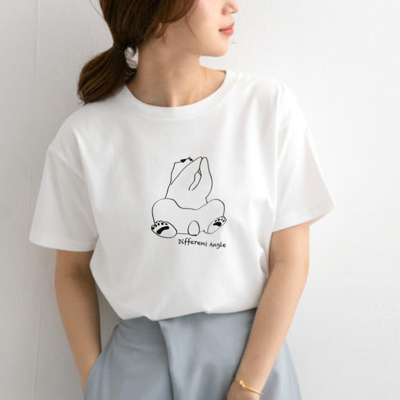 Tシャツ I love Pole Bear0135 5枚目の画像