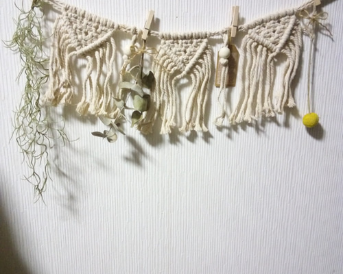 マクラメのガーランド風 ドライフラワー飾り ガーランド mizuka 通販
