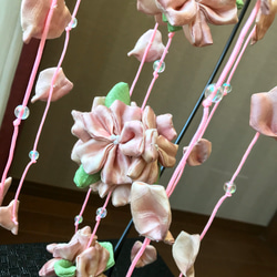 正絹　つるし飾り　桜 2枚目の画像