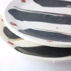 パスタなどのワンプレート料理に【平皿（中）　あぜ道】 1枚目の画像