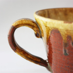 リンゴの蜜を彷彿とさせる個性的な表情【マグカップ　林檎】 2枚目の画像