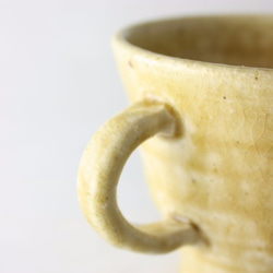 人気のナチュラルカラー　紅茶にも合う 【マグカップ 黄瀬戸】　 2枚目の画像