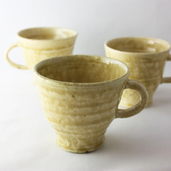 人気のナチュラルカラー　紅茶にも合う 【マグカップ 黄瀬戸】　 5枚目の画像