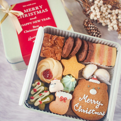 11、12月限定】クリスマスクッキー缶（大） クッキー sweets atelier