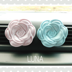 車用 カメリアアロマストーン ディフューザー・アロマポット LUNA~月の  