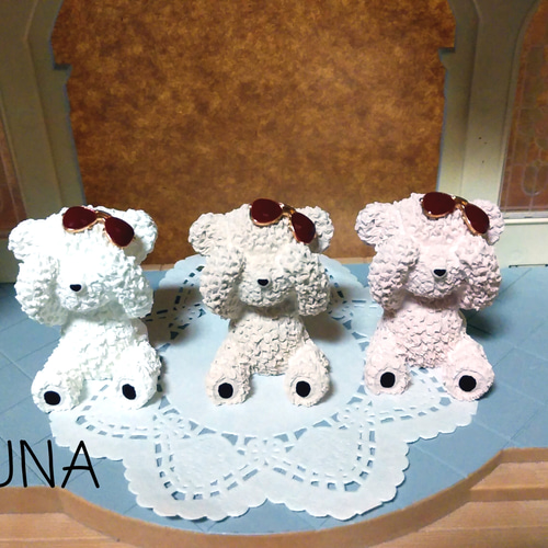 車用 coolテディベア アロマストーン ディフューザー・アロマポット