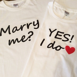 【2枚セット】MarryMe?／YES!Ido♡ Tシャツ 2枚目の画像