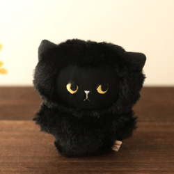 黒猫のmyao(ミャオ)　ぬいぐるみ ✳︎受注販売 4枚目の画像