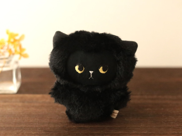 黒猫のmyao(ミャオ)　ぬいぐるみ ✳︎受注販売 4枚目の画像