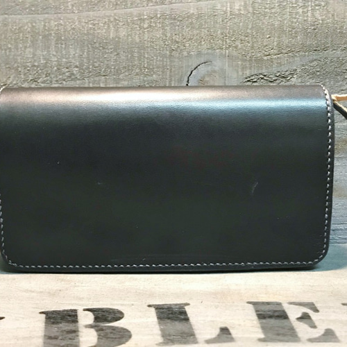 ショートトラッカーウォレット ハンドメイド レザークラフト