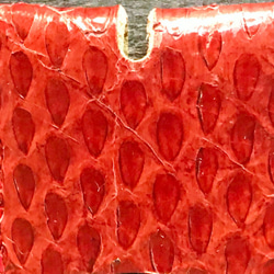 キーカバー コブラ革 スタッズキーカバー 手縫 蛇革 レザークラフト 鍵カバー ハンドメイド 革小物 限定品 新品未使用 3枚目の画像