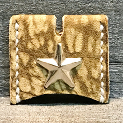 スタッズキーループ サドルレザー レザークラフト 革小物 ベルト