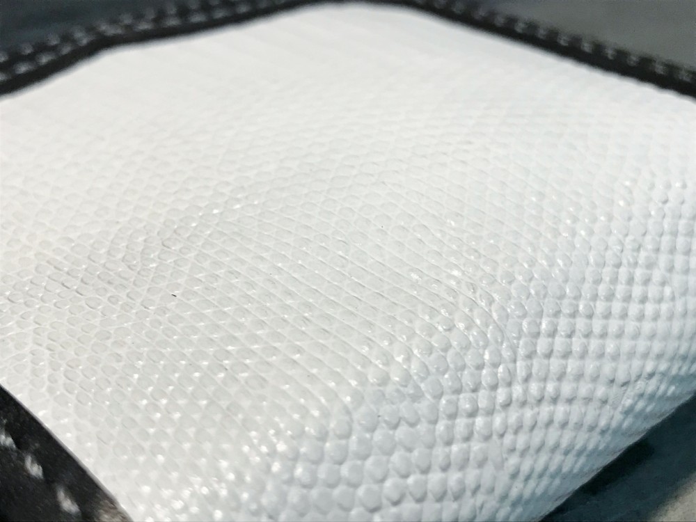 コインケース 小銭入れ トカゲ革 サドルレザー リザード 手縫い レザークラフト 革財布 ミニ財布 限定品 新品未使用