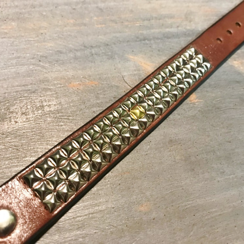 レザー サドル 革サドル ブラック 銅スタッズ