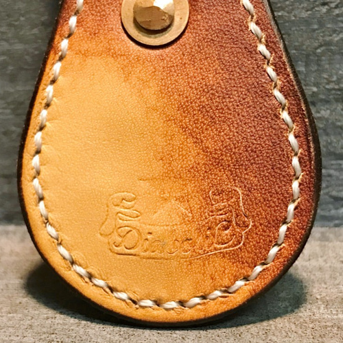 キーループ アザラシ革 サドルレザー シールスキン ベルト