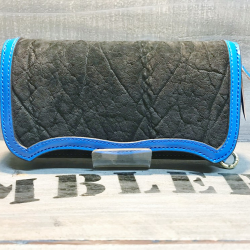 レザーウォレット エレファントレザー ロングウォレット ゾウ革