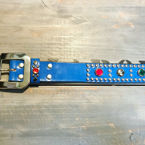 スタッズ レザー ベルト ハンドメイド beli-99
