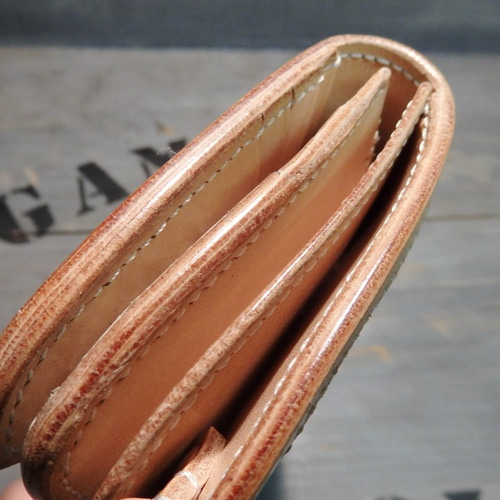 ウォレット ヘビ革 ダイヤモンドパイソン サドルレザー ロング