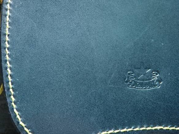 コインケース 小銭入れ サドルレザー 革財布 カードケース レザークラフト 革小物 ハンドクラフト 手縫い 新品未使用 4枚目の画像
