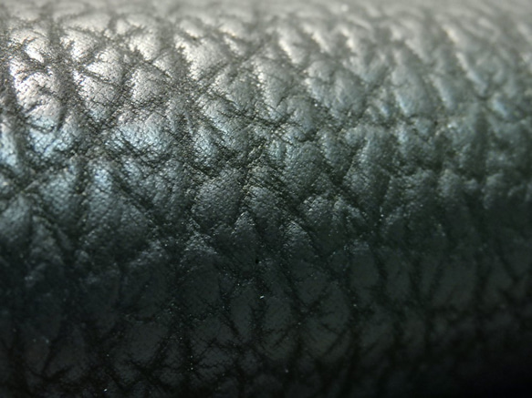 コインケース 小銭入れ サメ革 サドルレザー シャークスキン 手縫い ツバメ SILVER レザークラフト 新品未使用 3枚目の画像