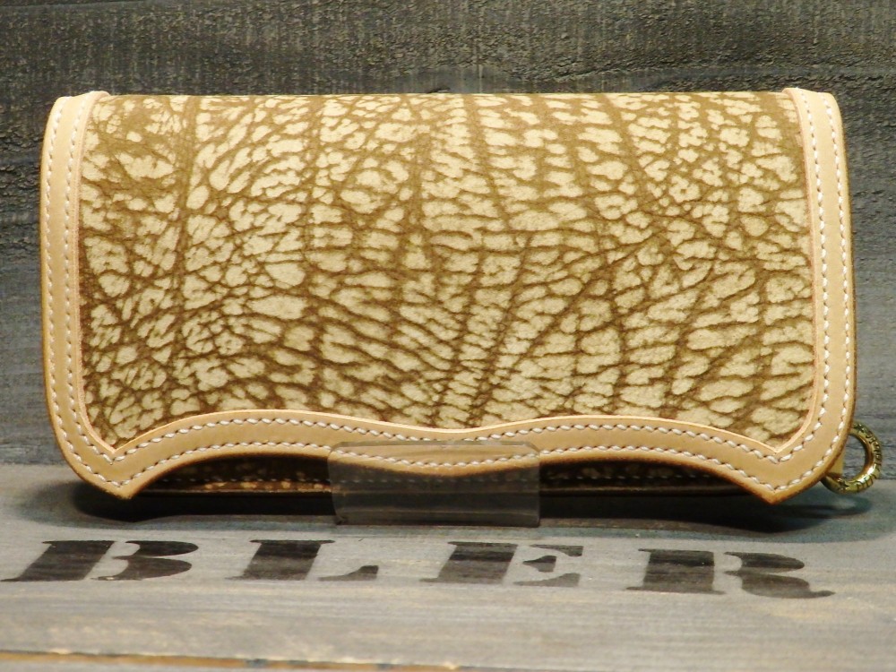 レザーウォレット サドルレザー アンテロープ 羚羊革 革財布 長財布 手縫い レザークラフト オイルレザー 限定品