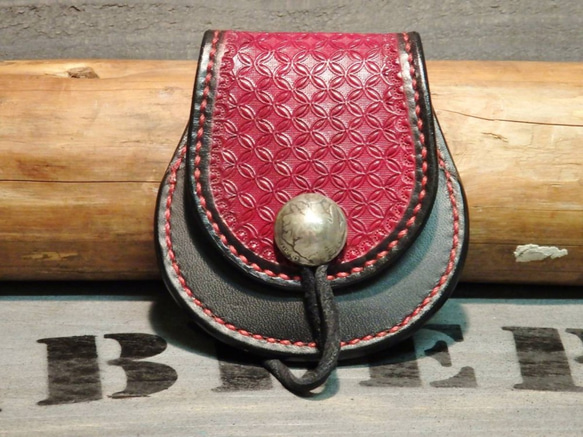 コインケース 小銭入れ サドルレザー レザークラフト革財布