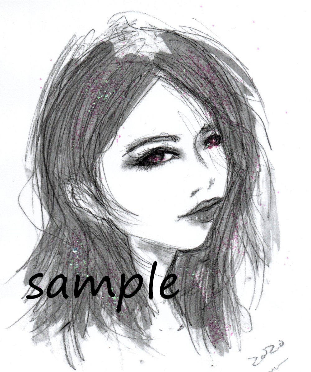 美少女★美女★モノトーン★可愛い★イラスト