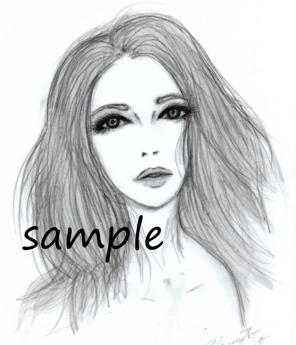 美少女★美女★モノトーン★可愛い★イラスト