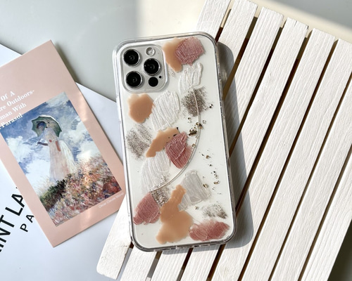 iPhone13ケース  【ハンドメイド】 マニキュアハンドメイドスマホケース iPhone13/13Pro/13mini