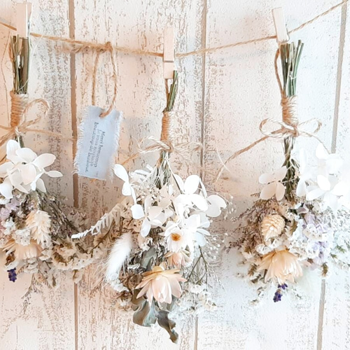 ドライフラワー　ガーランド  dried flower garland