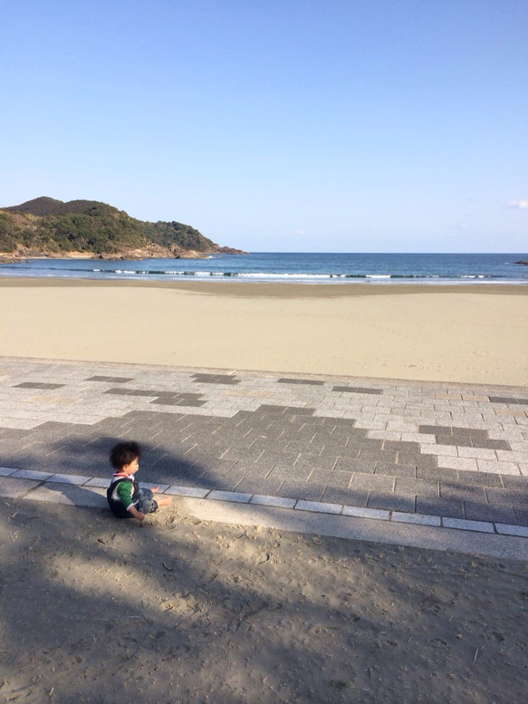 藍染め 良質な麻100% パンツ 5枚目の画像