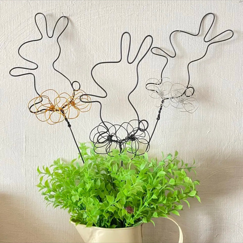 スマイル　フラワーピック Amazon | 9本入り フラワーピック ガーデンステーク 植物ピック