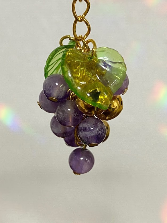 アメジストと鈴のぶどうのチャーム その他雑貨 porte-bonheur 通販