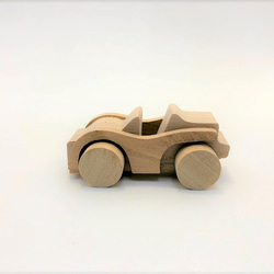木のおもちゃ 車 クルマ くるま スポーツカー　赤ちゃん おもちゃ 木育 日本製 自然  ベビー 安心 安全 1枚目の画像