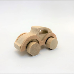 木のおもちゃ 車 クルマ くるま 赤ちゃん おもちゃ 木育 日本製 自然 日本製で手になじむおもちゃ ベビー 安心 安全 2枚目の画像