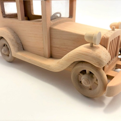 木のおもちゃ 車 クルマ 国産 日本製 クラシックカー 木の