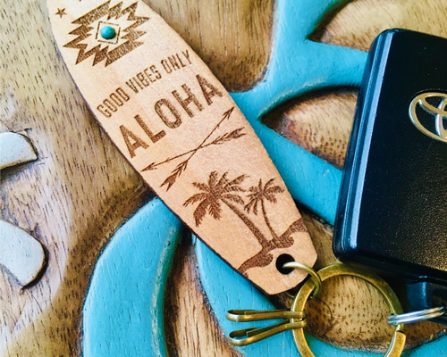 名入れ・送料無料 | サーフボード型 Squash Tail ≪Palm Arrow