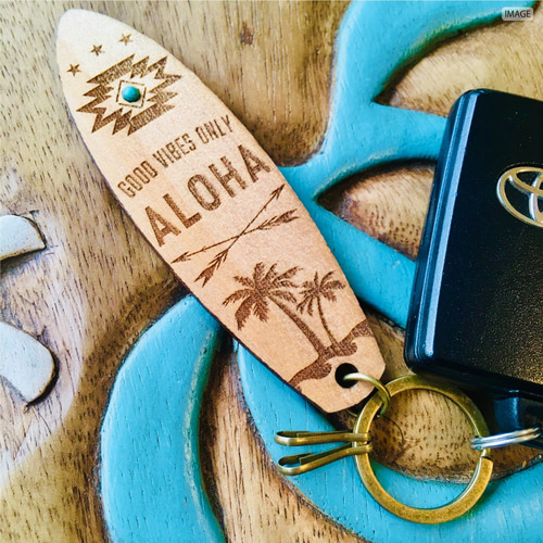 名入れ・送料無料 | サーフボード型 Squash Tail ≪Palm Arrow